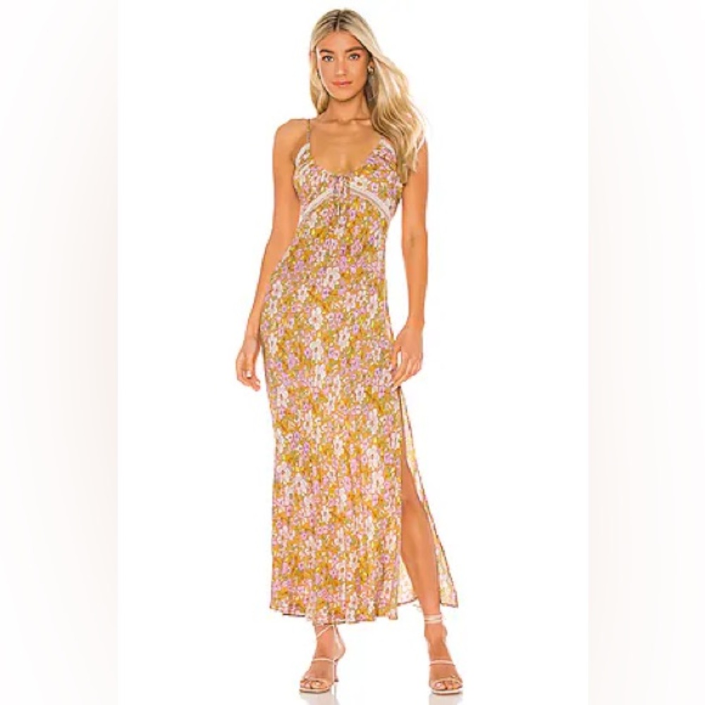 Free People All I Wanted Maxi Slip Dress